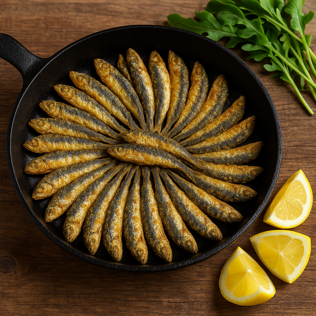 Black Sea Style Pan Black Sea Style Pan-Fried Anchovy Recipe