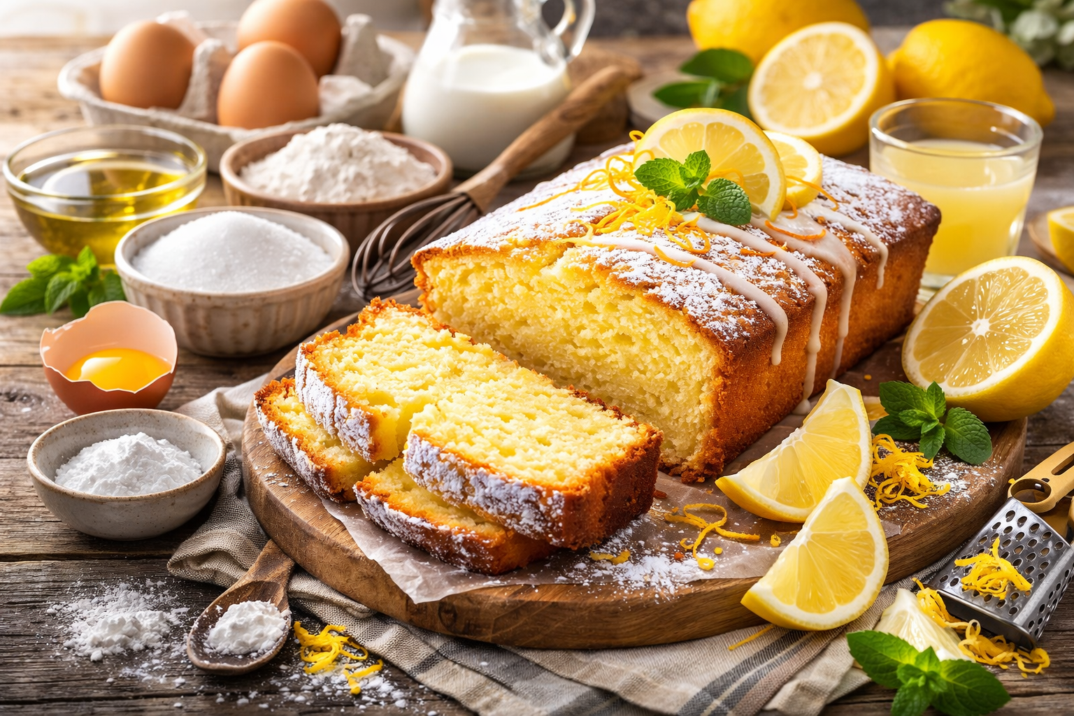 simple lemon cake recipe