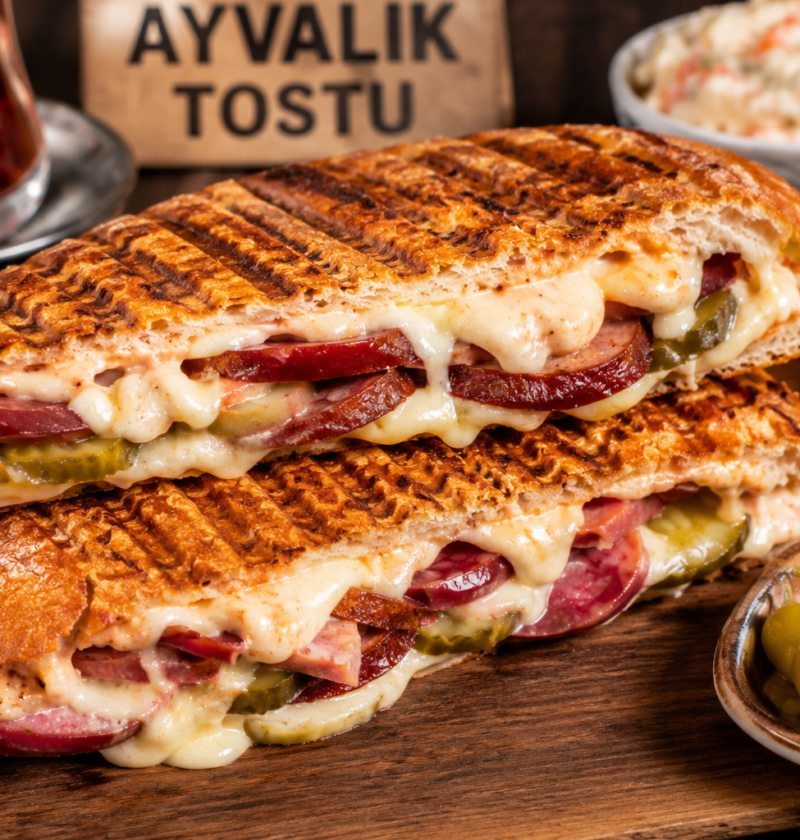 Authentic Ayvalık Toast Recipe | Crispy Turkish Street Food Sandwich ayvalık toast recipe